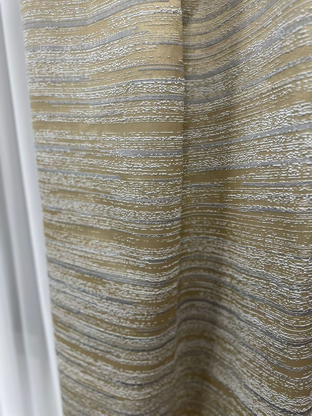 Draperie tafta 1859/22, model cu striații, bej, alb, gri