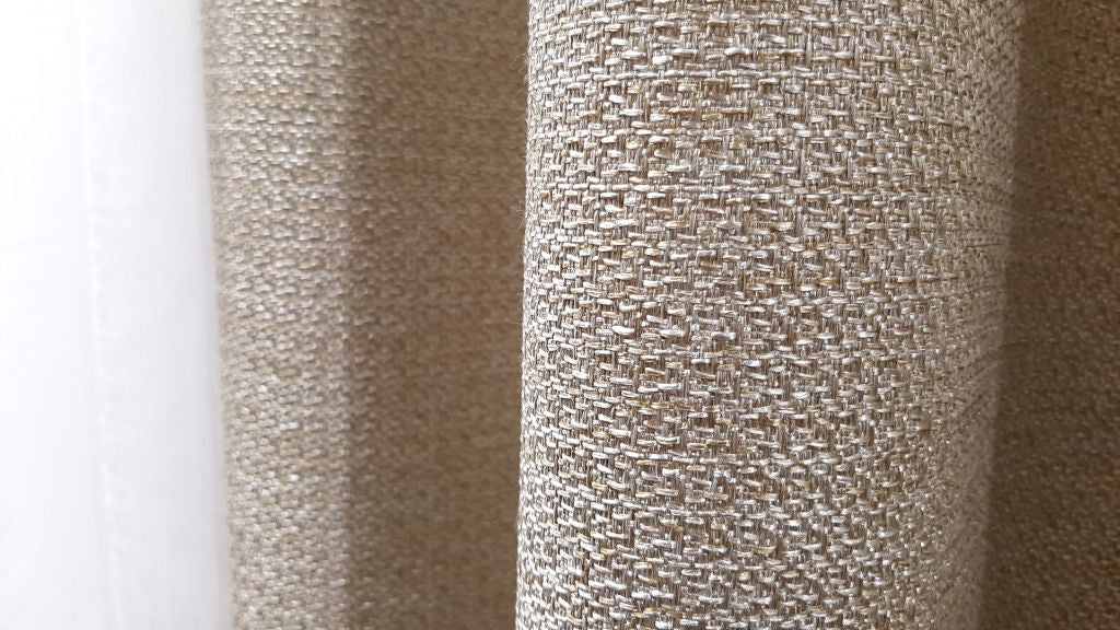 Draperie 30040/01, in, cu două fețe, bej auriu