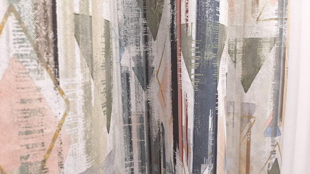 Față de masă 646-CVK-4836, bumbac, model abstract, multicolor