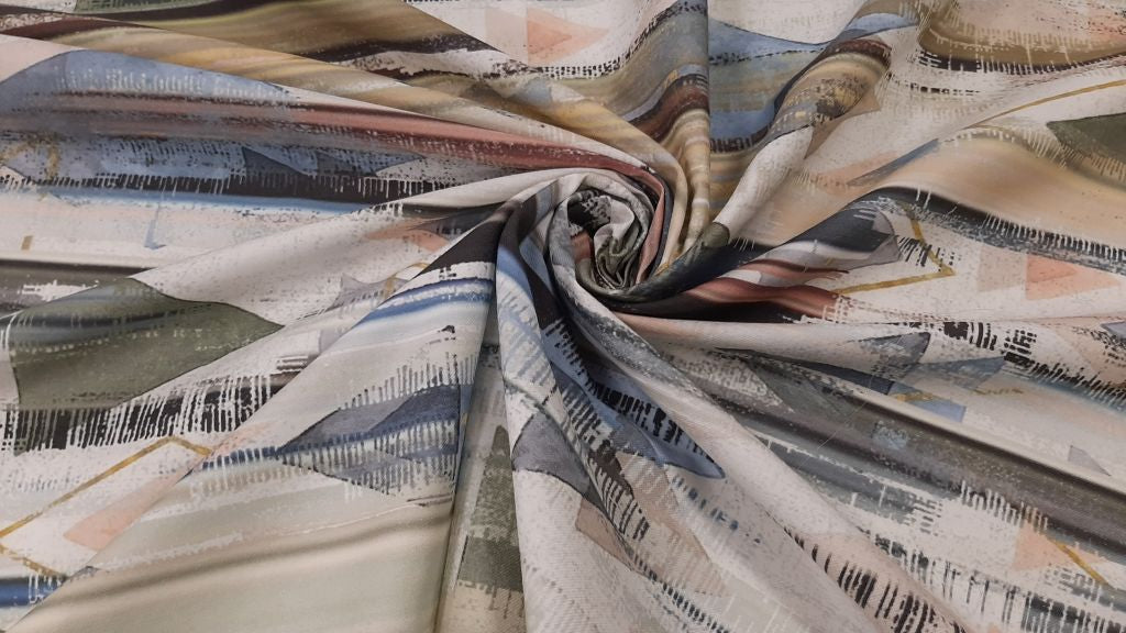 Față de masă 646-CVK-4836, bumbac, model abstract, multicolor