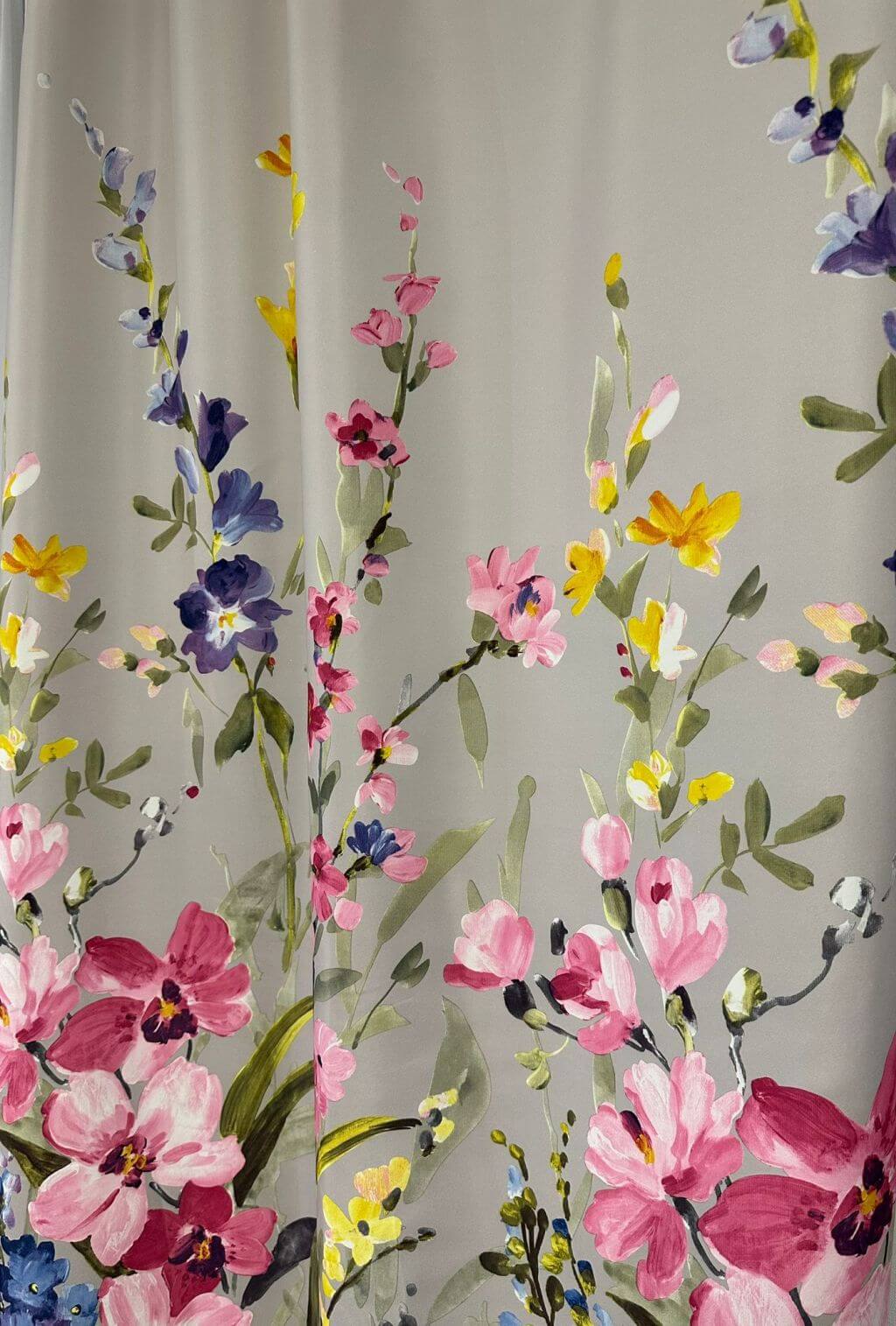 Draperie BKP 7010/V4, dimout, cu model floral