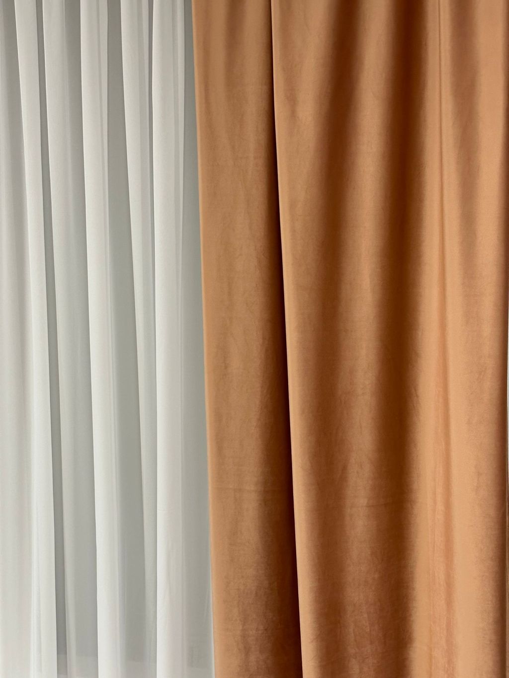 Draperie catifea Veluto 19, somon