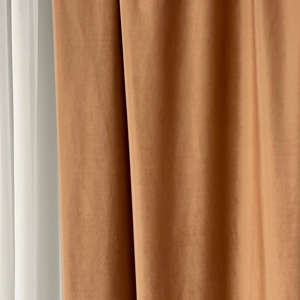 Draperie catifea Veluto 19, somon