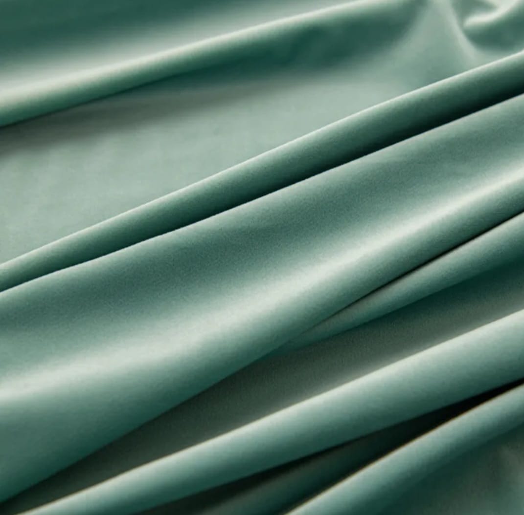 Draperie catifea Velvet 810, verde mentă deschis
