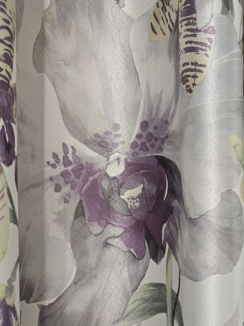 Draperie DG 700/08, dimout, cu model floral