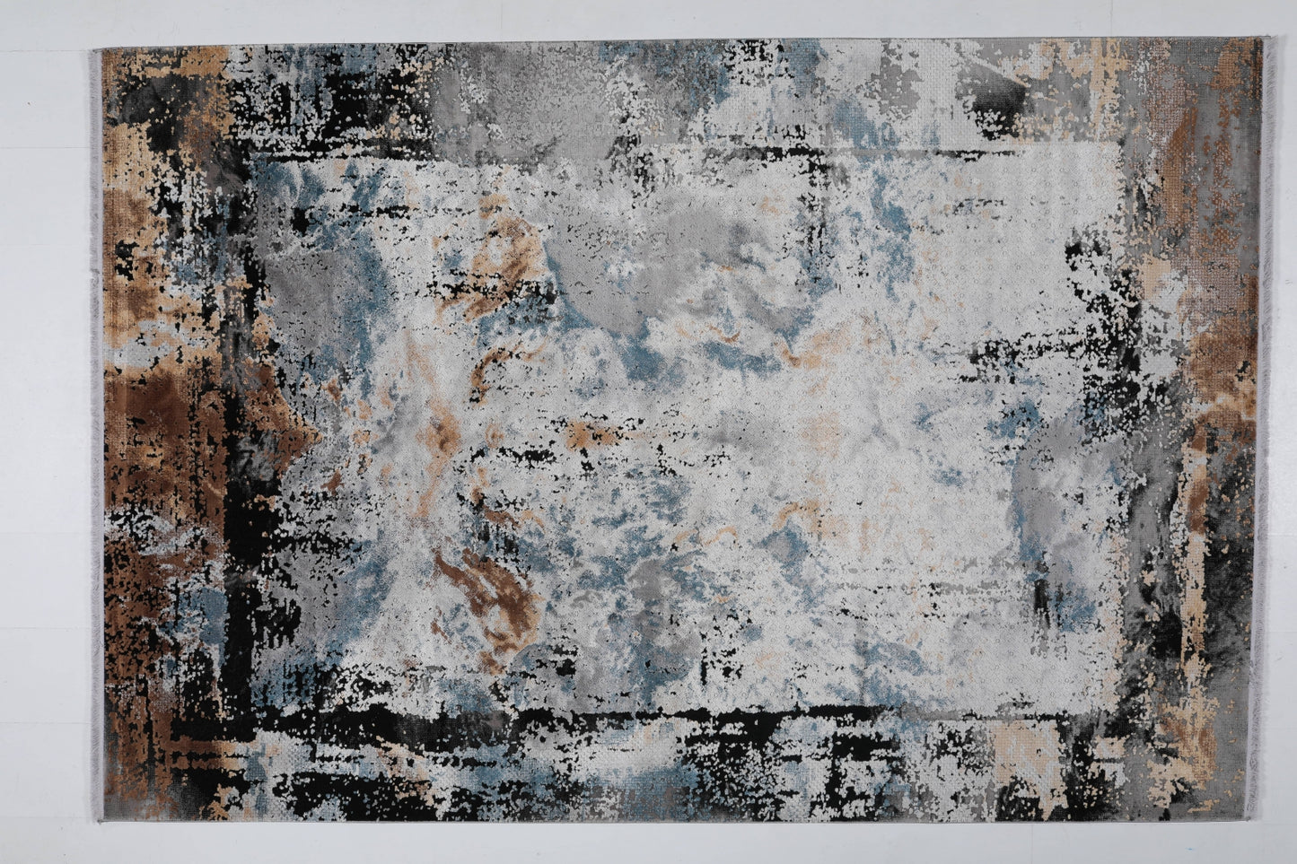 Covor CORNELIA 17728A Crem Negru Albastru