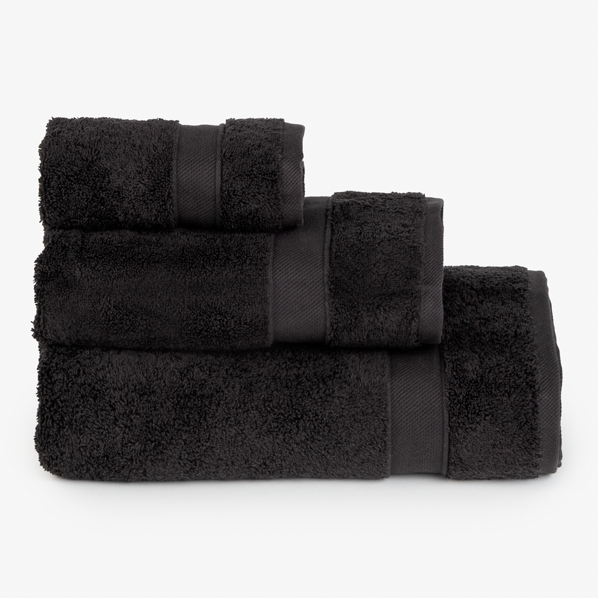 Prosop ALEXANDRIA bumbac egiptean NEGRU 30/50cm