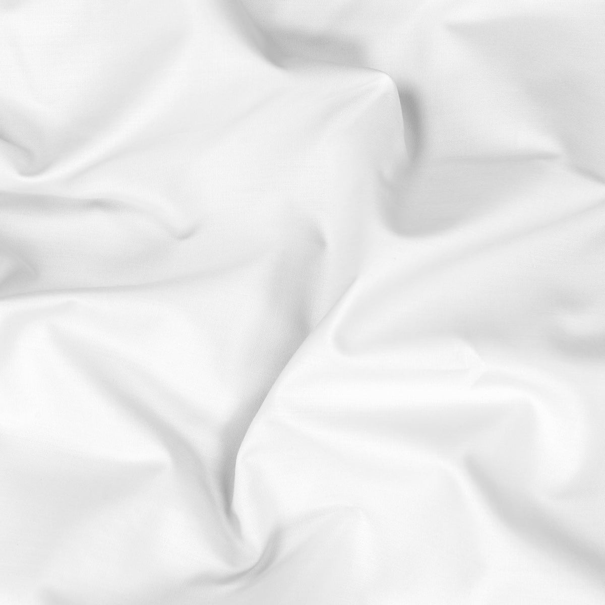 Cearsaf de pat cu elastic ALB PERCALE 180/200/30 cm