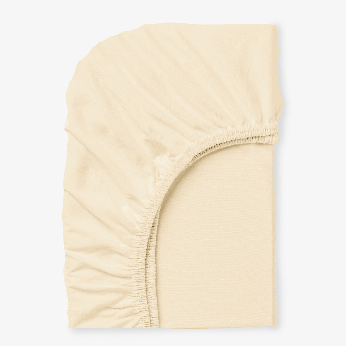 Cearsaf de pat cu elastic ECRU NOU 200/200/25 cm 100% bumbac ranforce
