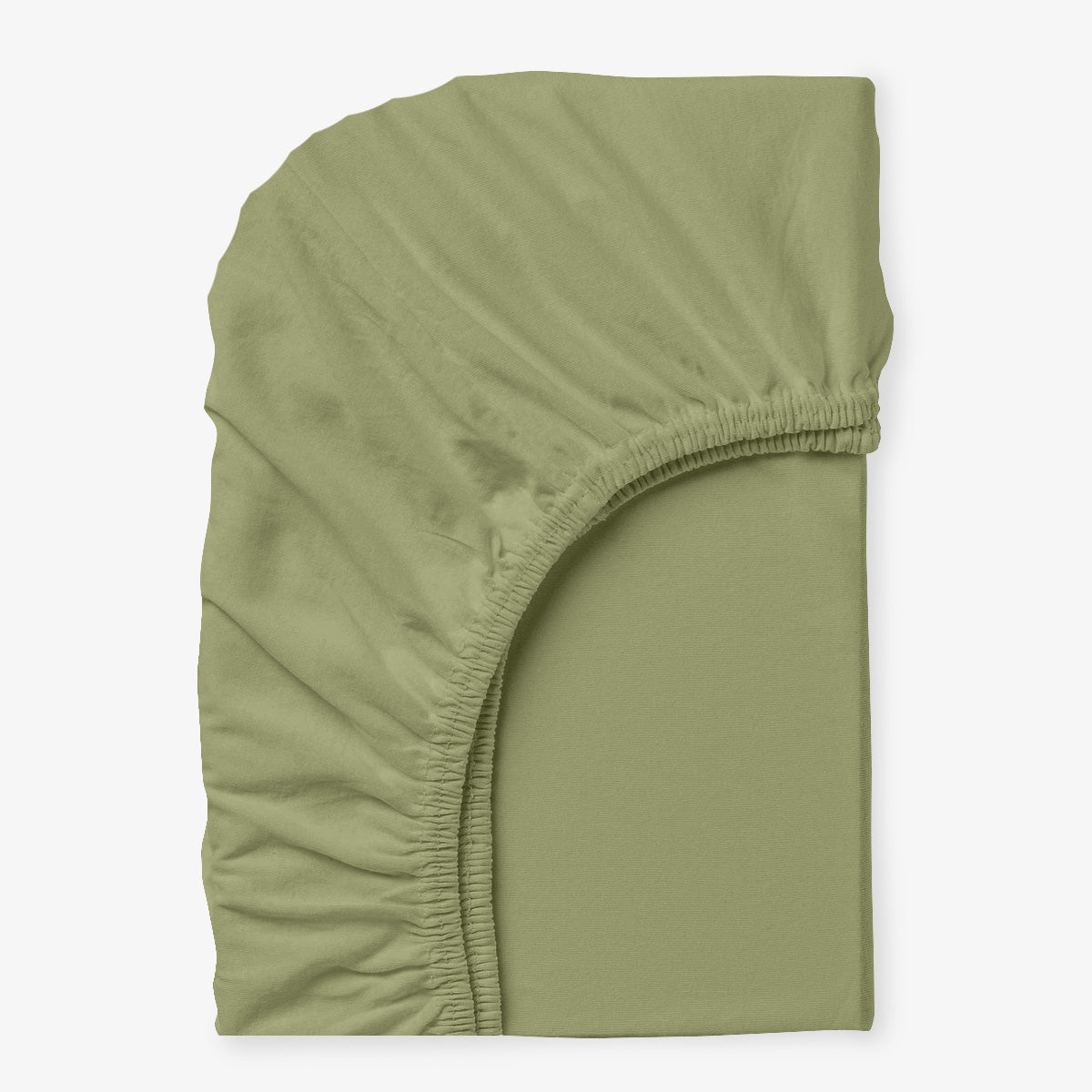 Cearsaf de pat cu elastic VERDE NOU 120/200/25 cm 100% bumbac ranforce
