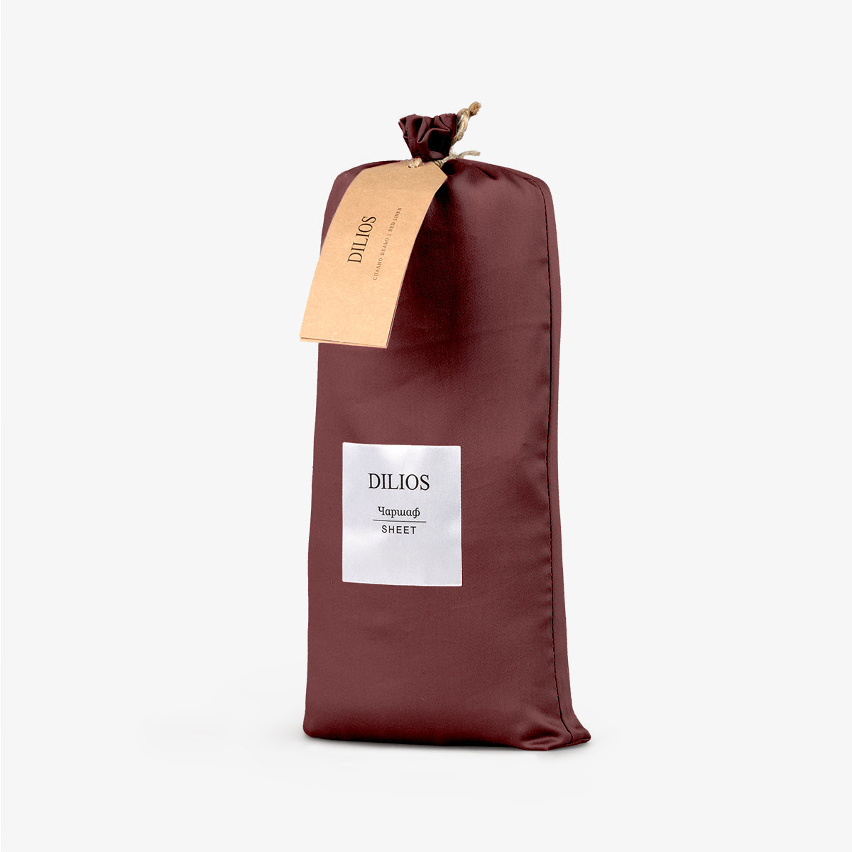 Cearsaf de pat normal SATEEN GINGER 240/260 cm 100% bumbac satinat