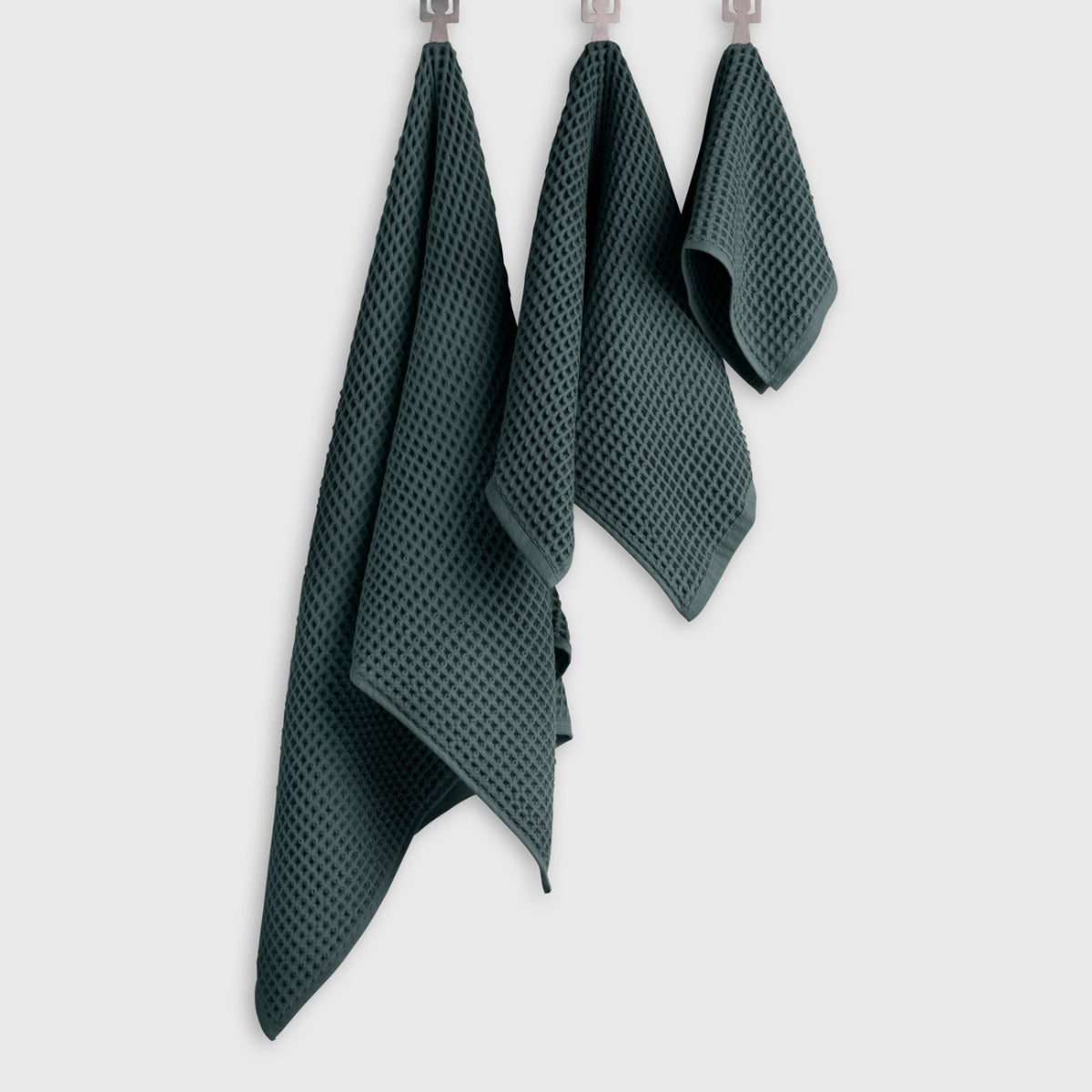Prosop de baie WAFFLE verde 50/80 cm 100% bumbac