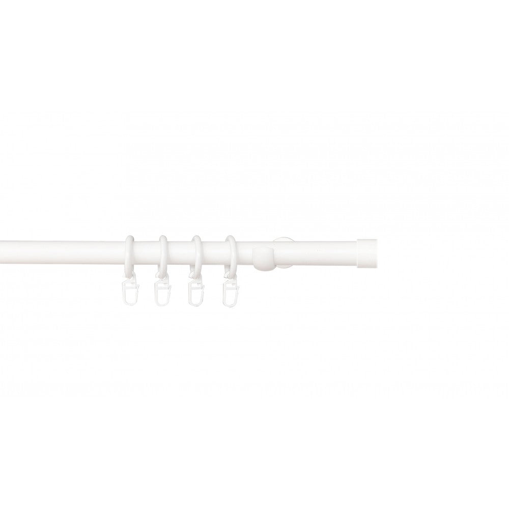 Galerie metal Kappe, nuanta alb, 120 cm - KIT COMPLET