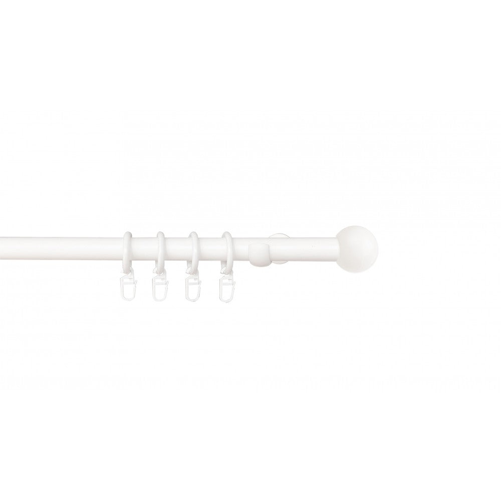 Galerie metal Kugel, nuanta alb, 120 cm - KIT COMPLET