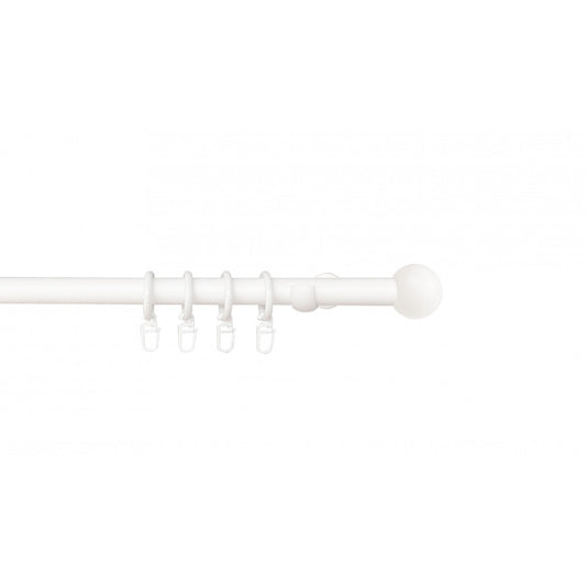 Galerie metal Kugel, nuanta alb, 120 cm - KIT COMPLET