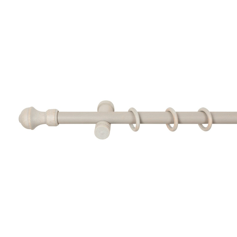 Galerie simpla lemn masiv Ares, consola moderna, nuanta gri-antic, 260 cm - KIT COMPLET