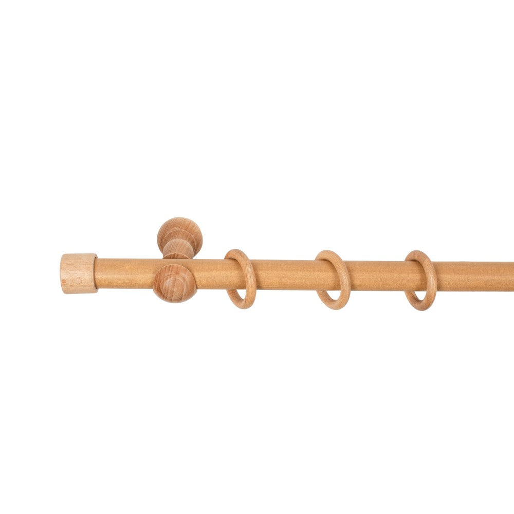Galerie simpla lemn masiv Cafiro, consola clasica, nuanta stejar, 160 cm - KIT COMPLET
