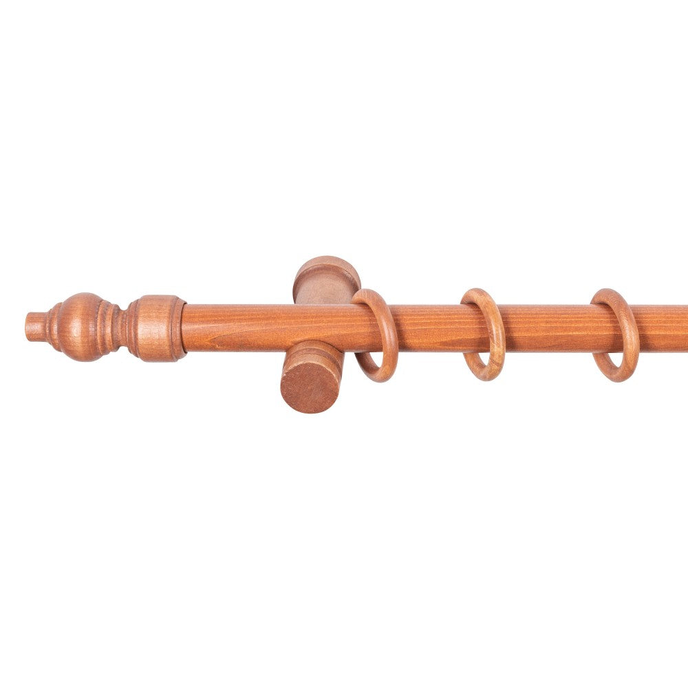 Galerie simpla lemn masiv Filigrano, consola moderna, nuanta cires, 360 cm - KIT COMPLET