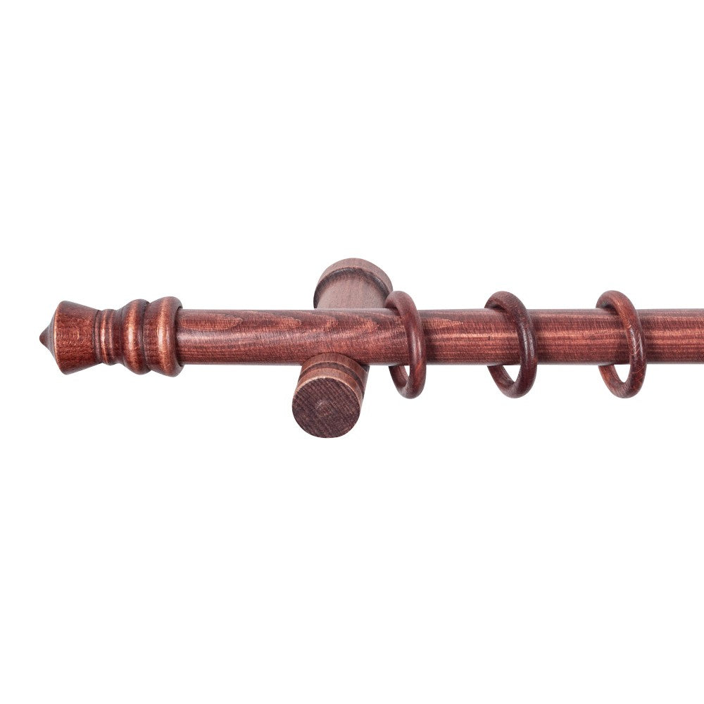 Galerie simpla lemn masiv King, consola moderna, nuanta mahon, 120 cm - KIT COMPLET