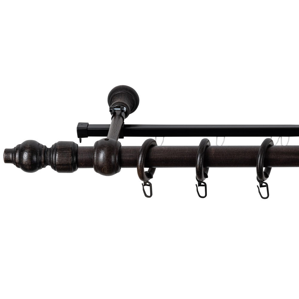 Galerie simpla lemn masiv Filigrano, nuanta wenge, 280 cm - SINA U INCLUSA