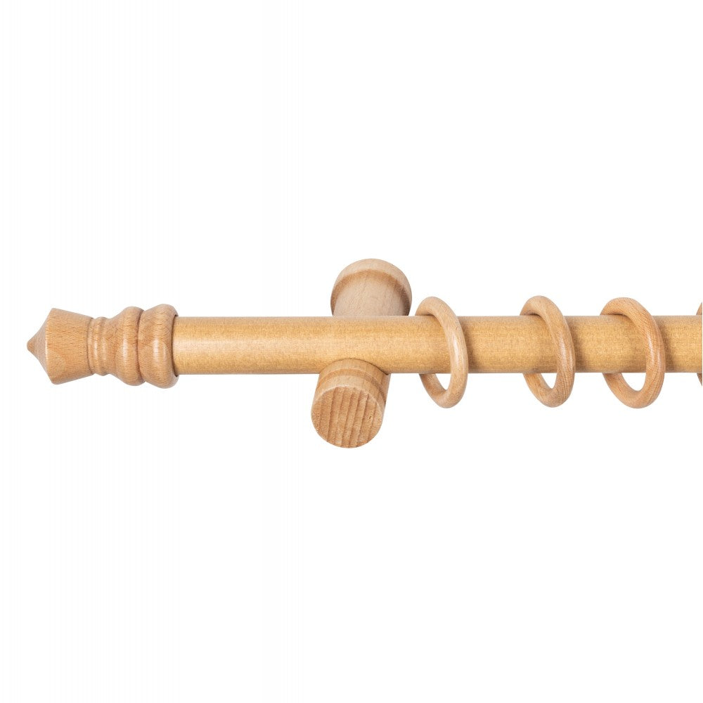 Galerie simpla lemn masiv King, consola moderna, nuanta stejar, 140 cm - KIT COMPLET