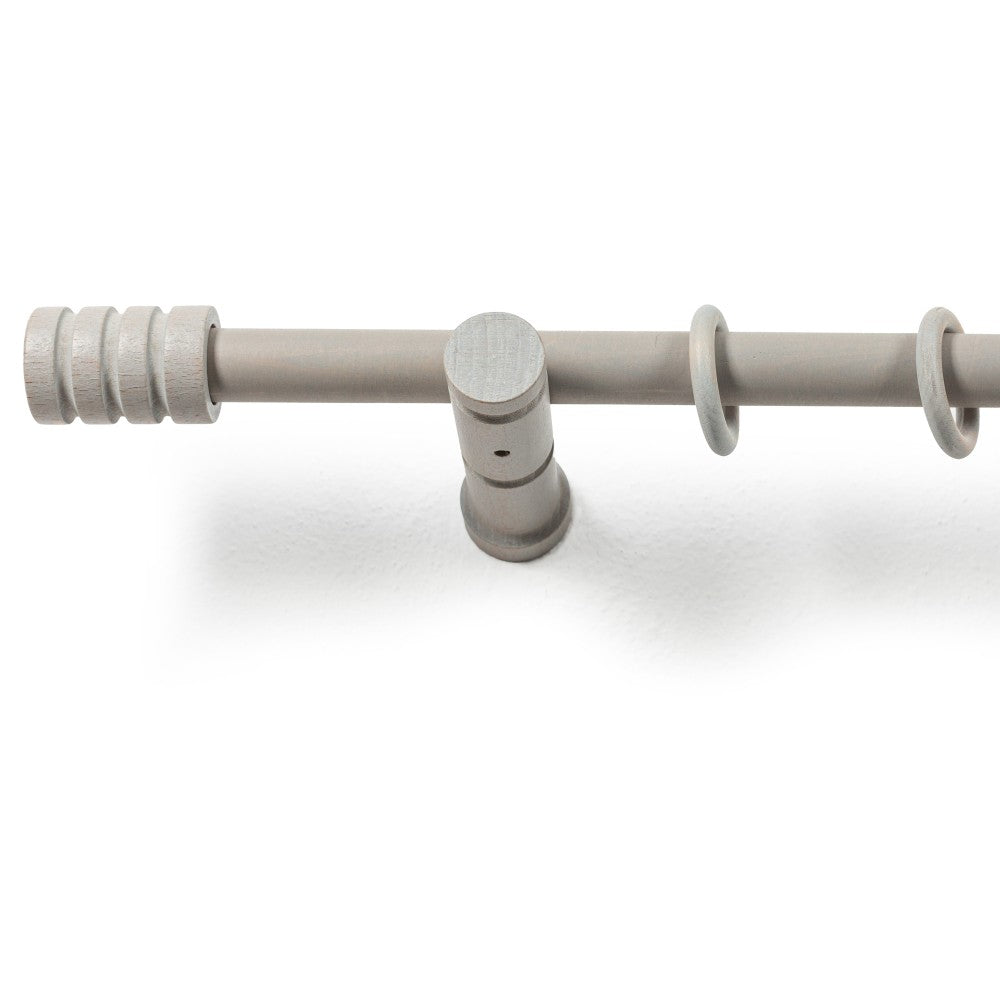 Galerie simpla lemn masiv Pisa, consola moderna, nuanta gri-antic, 160 cm - KIT COMPLET