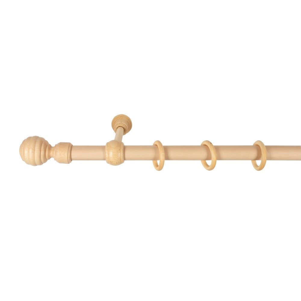 Galerie simpla lemn masiv Regal, consola standard, nuanta natur, 220 cm - KIT COMPLET