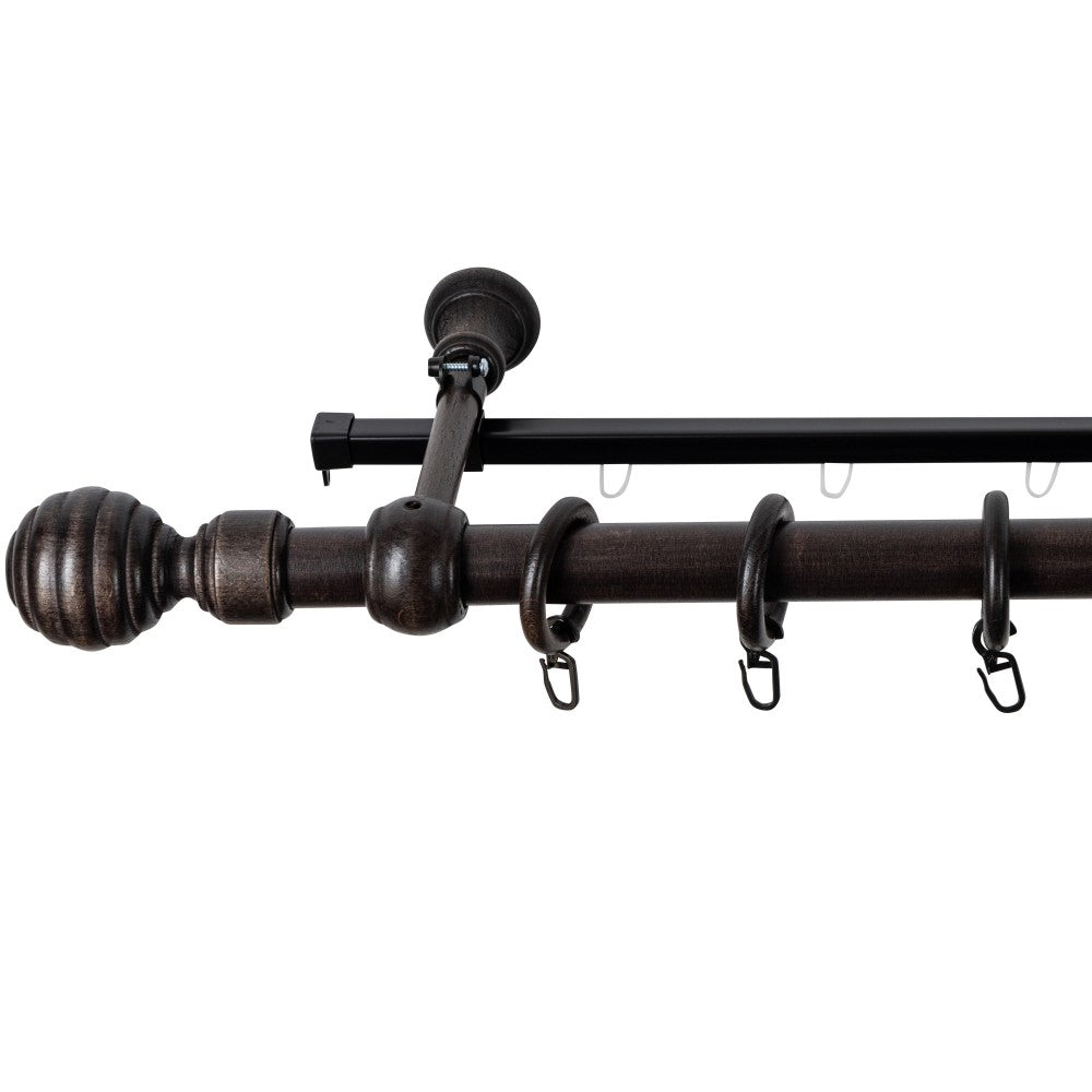 Galerie simpla lemn masiv Regal, nuanta wenge, 240 cm - SINA U INCLUSA