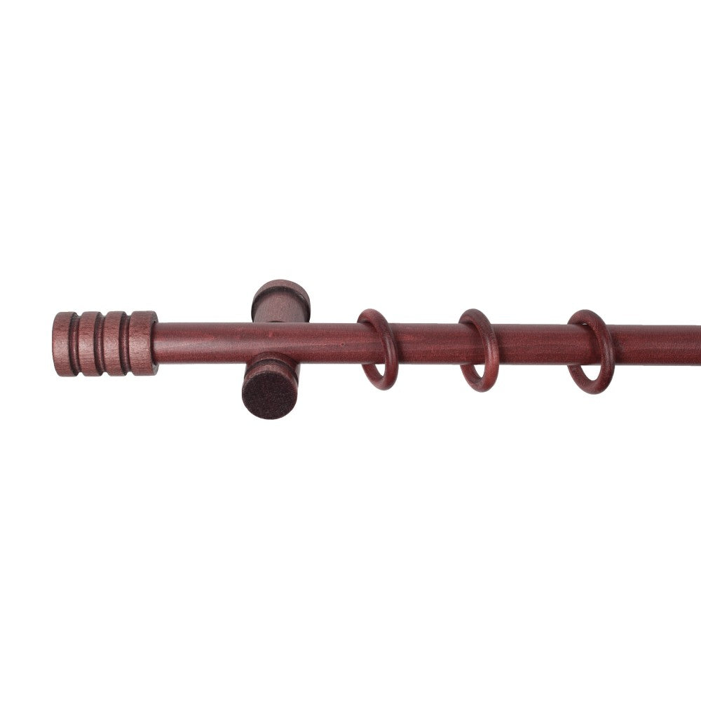Galerie simpla lemn masiv Pisa, consola moderna, nuanta mahon, 260 cm - KIT COMPLET