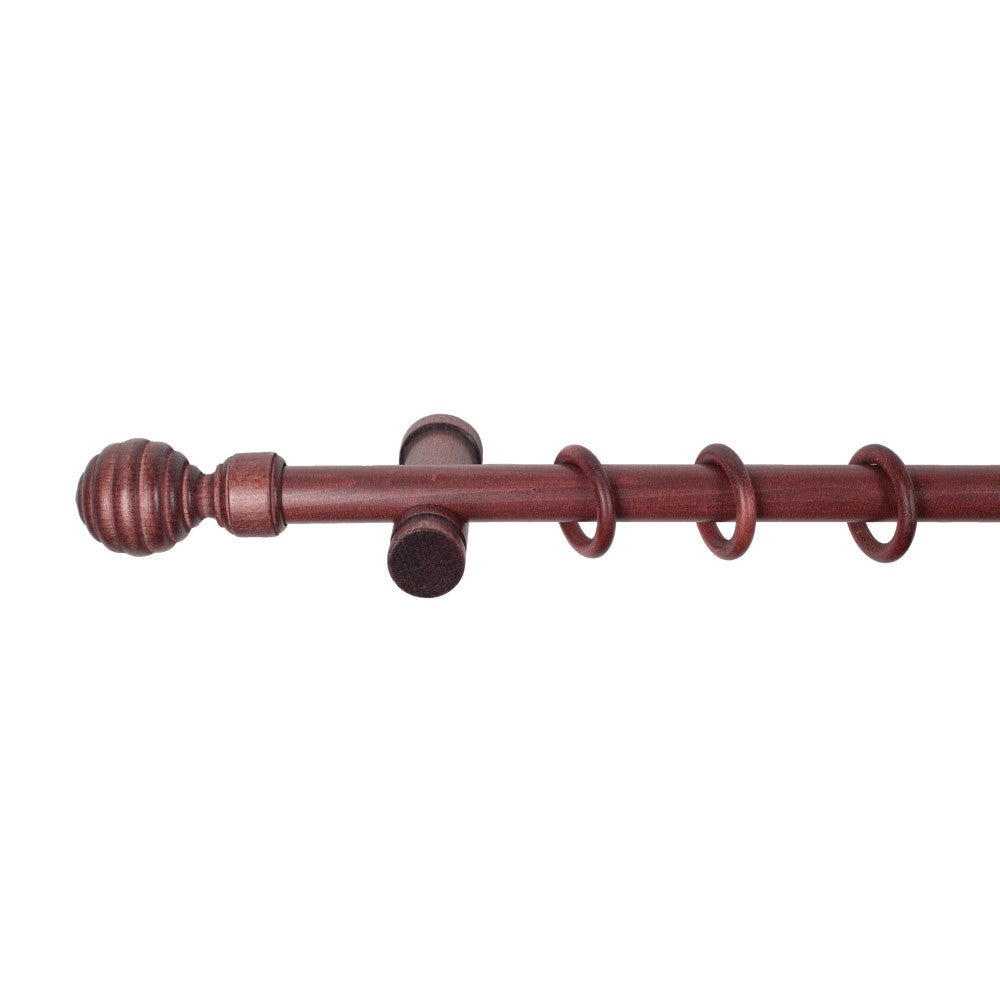 Galerie simpla lemn masiv Regal, consola moderna, nuanta mahon, 180 cm - KIT COMPLET