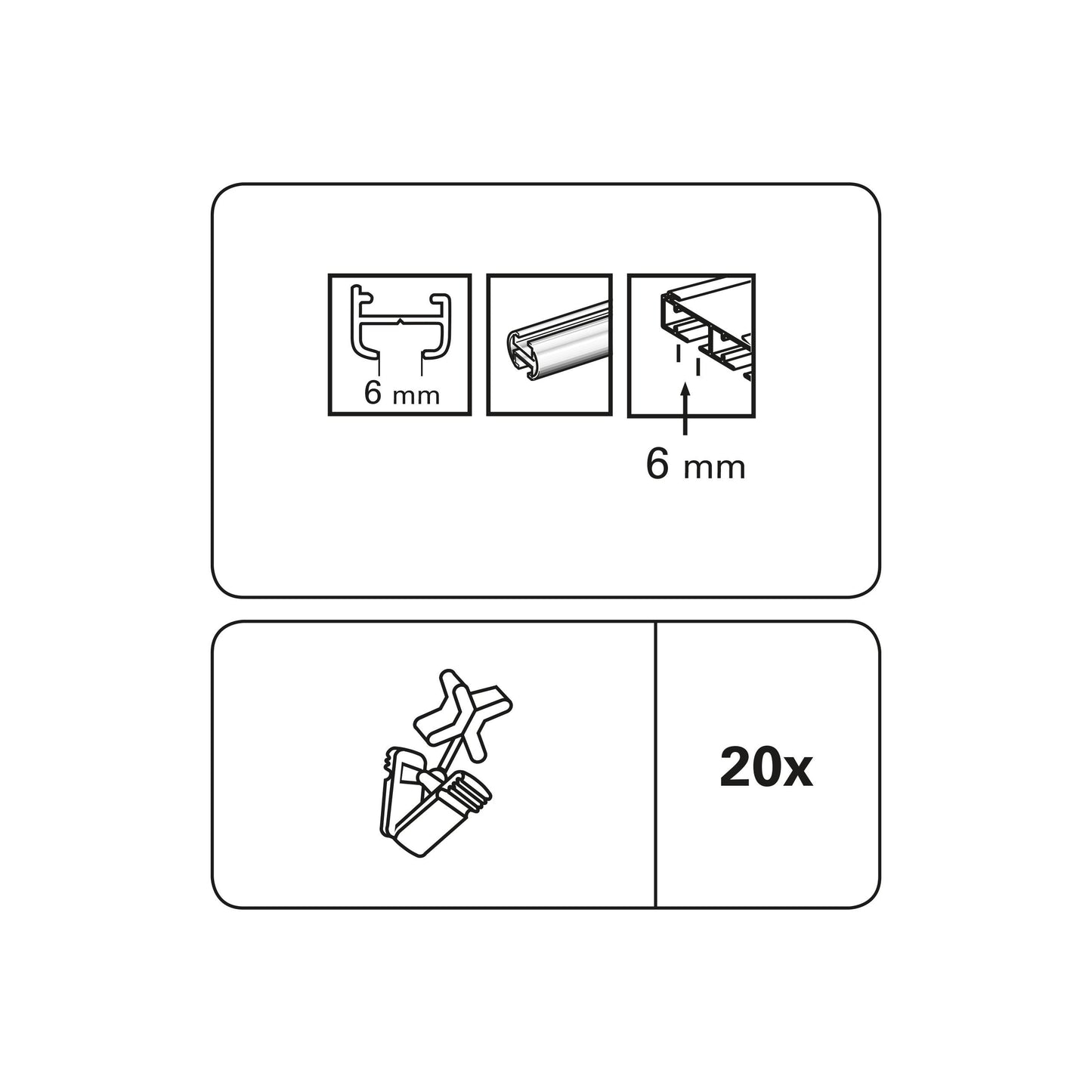 Călăreți X culisanți cu clemă