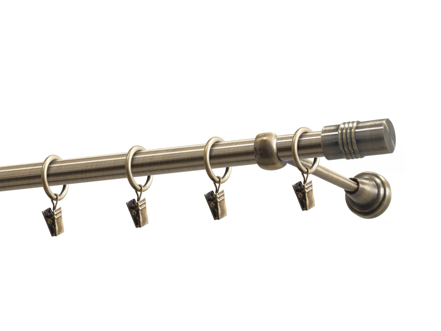 Kit galerie metal Romus 16mm Auriu antic 240 cm