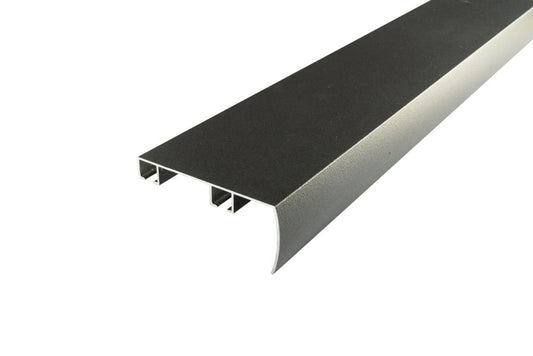 Sistem Decolino 07, șină dublă din aluminiu cu mascare turnată din fabrică, nuanța antracit