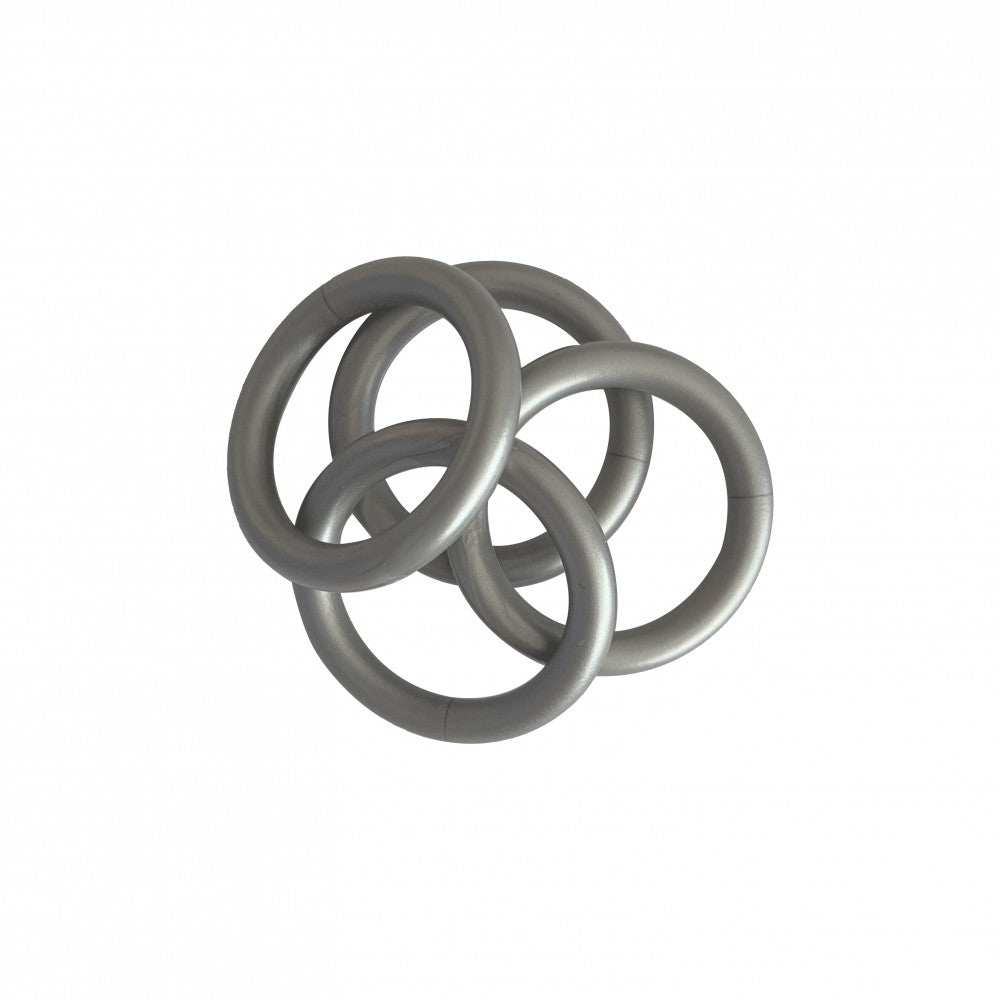 Galerie metal Como, nuanta argintiu, 300 cm - KIT COMPLET