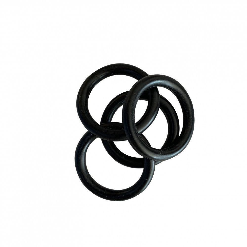 Galerie metal Como, nuanta negru, 160 cm - KIT COMPLET