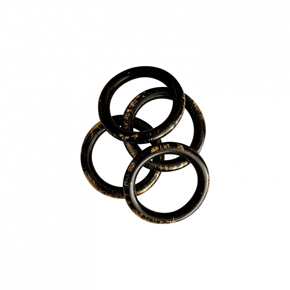 Galerie metal Como, nuanta negru auriu, 240 cm - KIT COMPLET