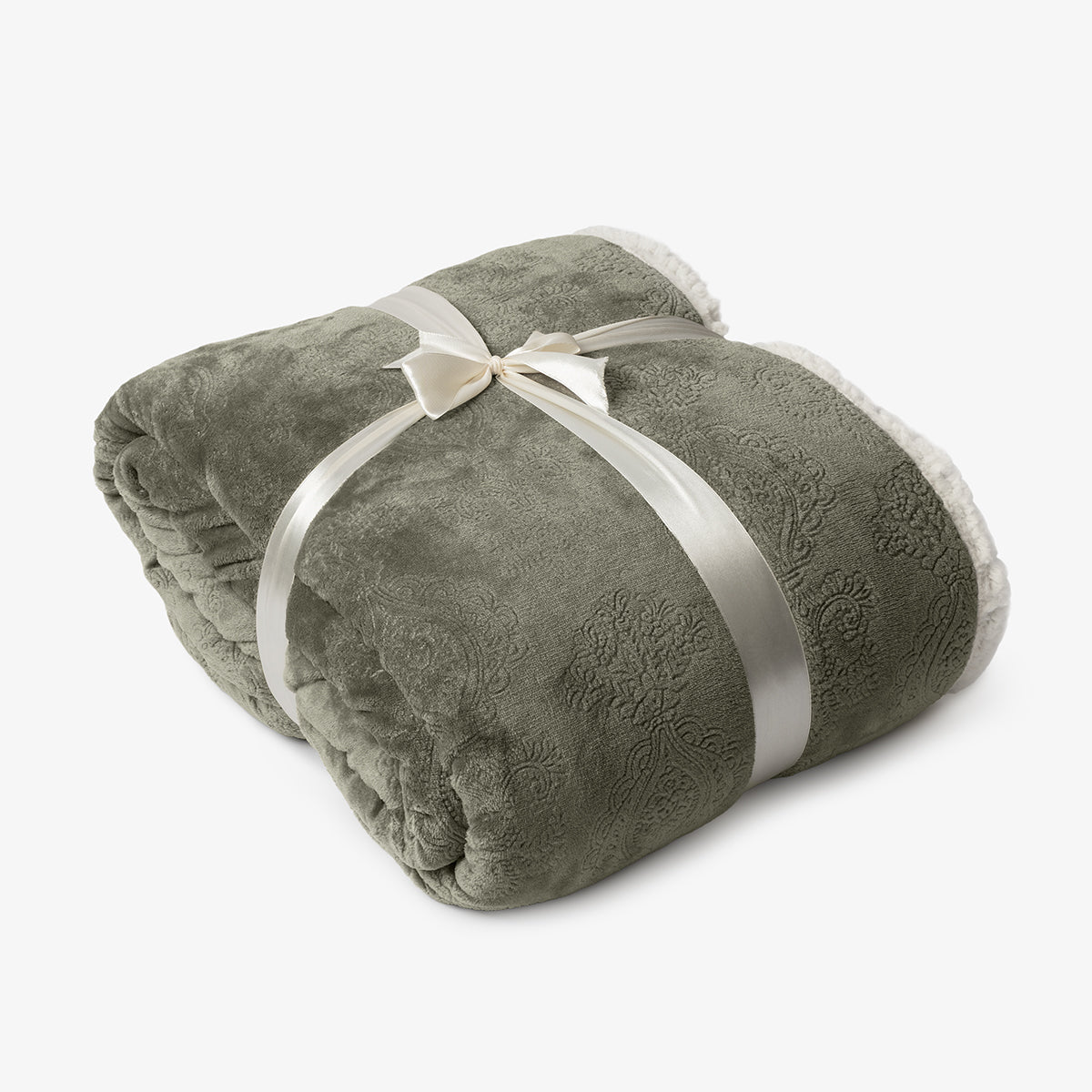 Patura pufoasa cu design luxos MAJESTIC VERDE 140/200 cm