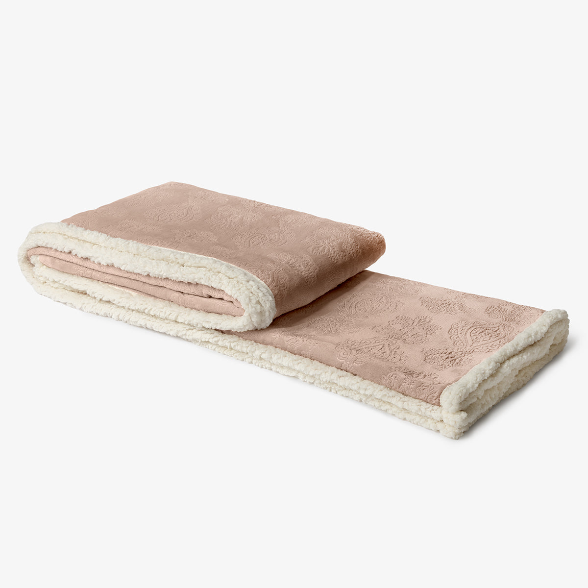 Luxuriously designed fluffy blanket MAJESTIC PINK 140/200 cm