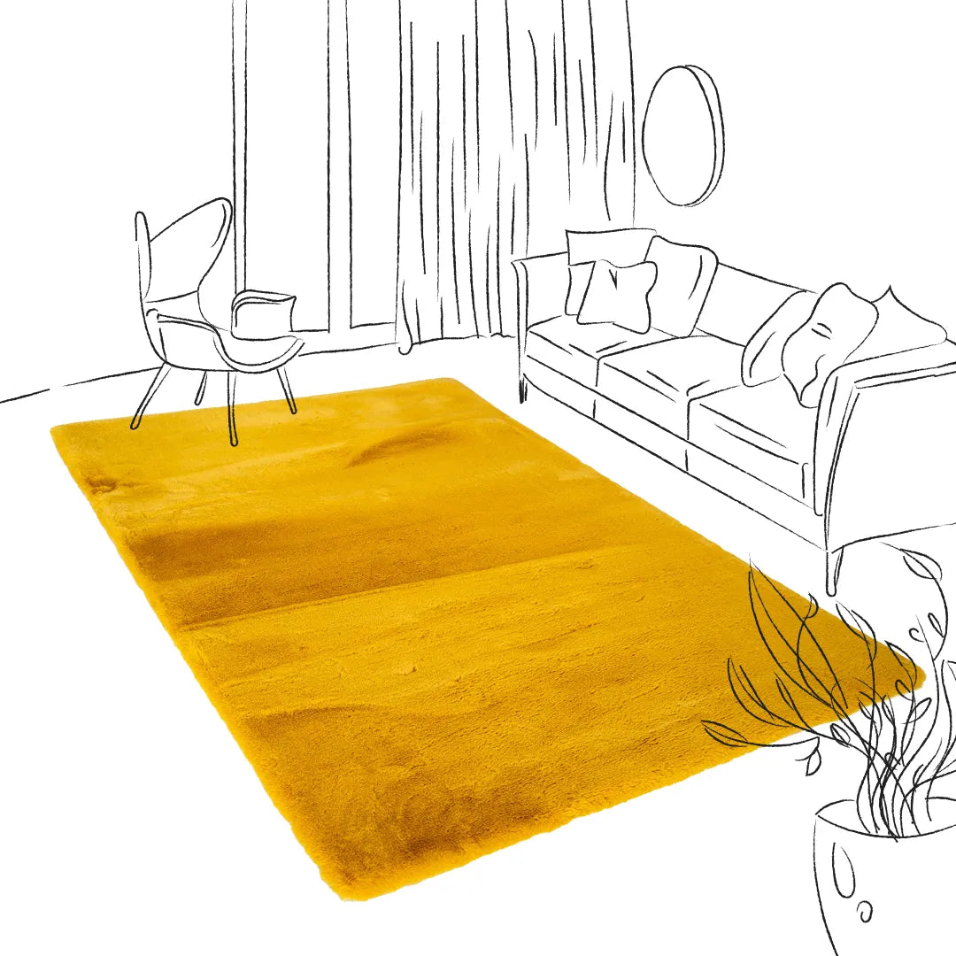 Covor PIERRE CARDIN SOFT LINE Chrom Mustar