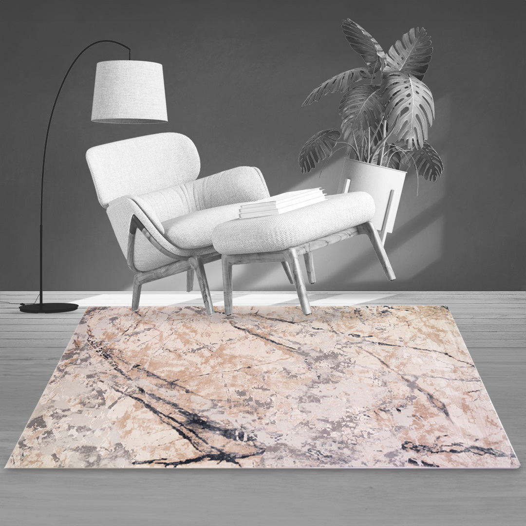 Covor ALLURE Magma Bej Albastru