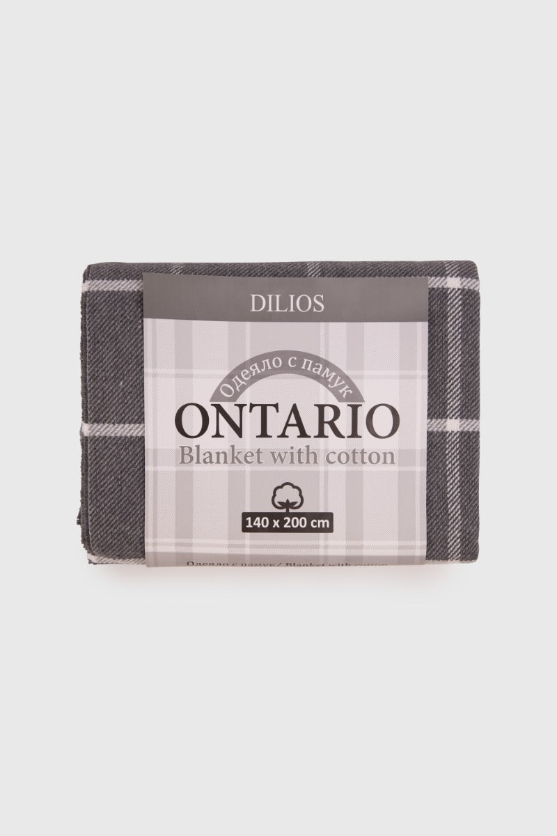 Patura ONTARIO GRI 140/200 cm