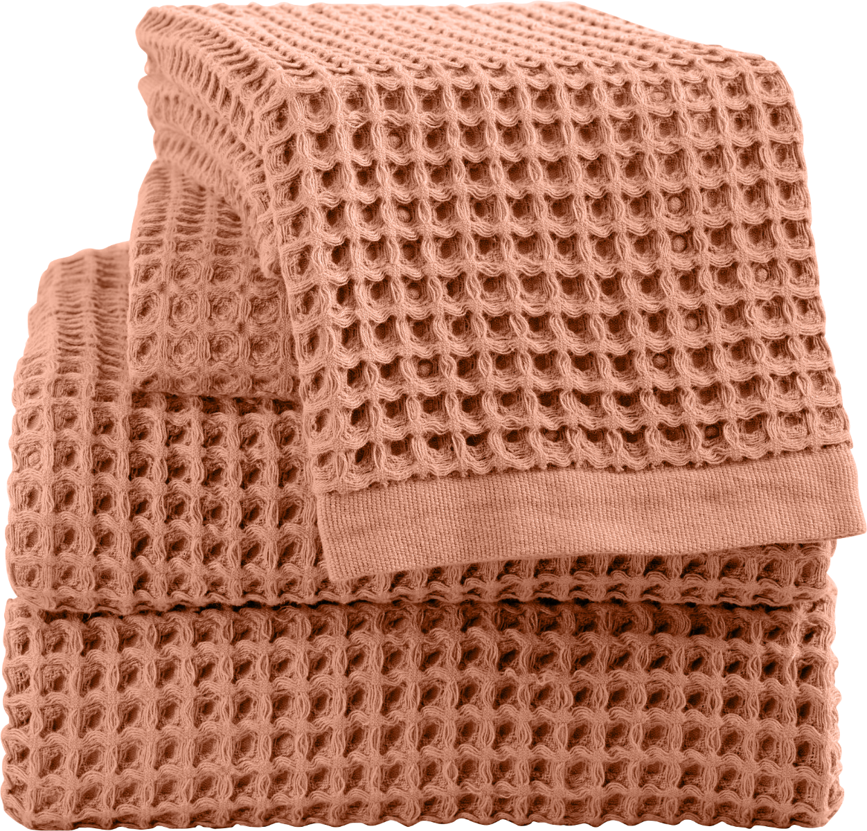 Prosop de baie WAFFLE piersica 70/140 cm 100% bumbac