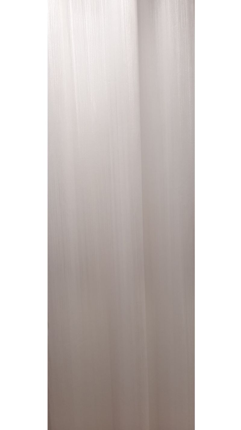 Perdea 22425/03, albă, simplă