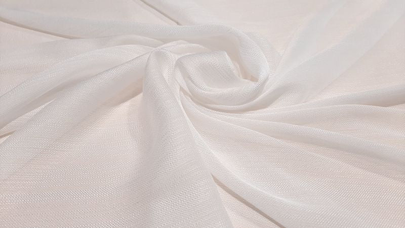 Perdea 22425/03, albă, simplă