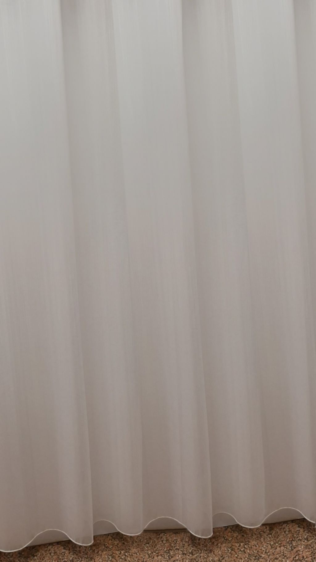 Perdea 22425/03, albă, simplă