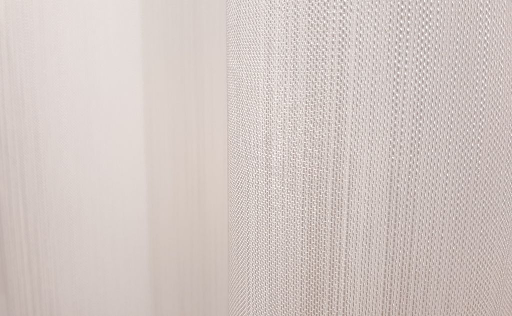 Perdea 22425/03, albă, simplă