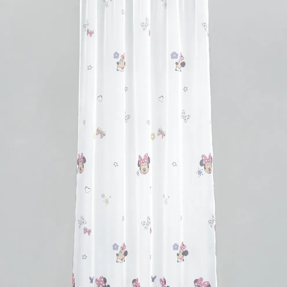 Perdea MINNIE R/02, dimensiuni 140 X 245 cm, Colecția Disney