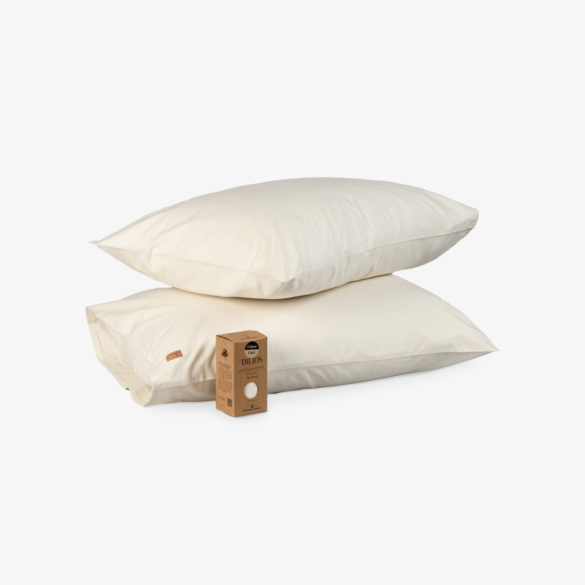 Set fete de perna NATURAL 50/70 100% bumbac natural netratat
