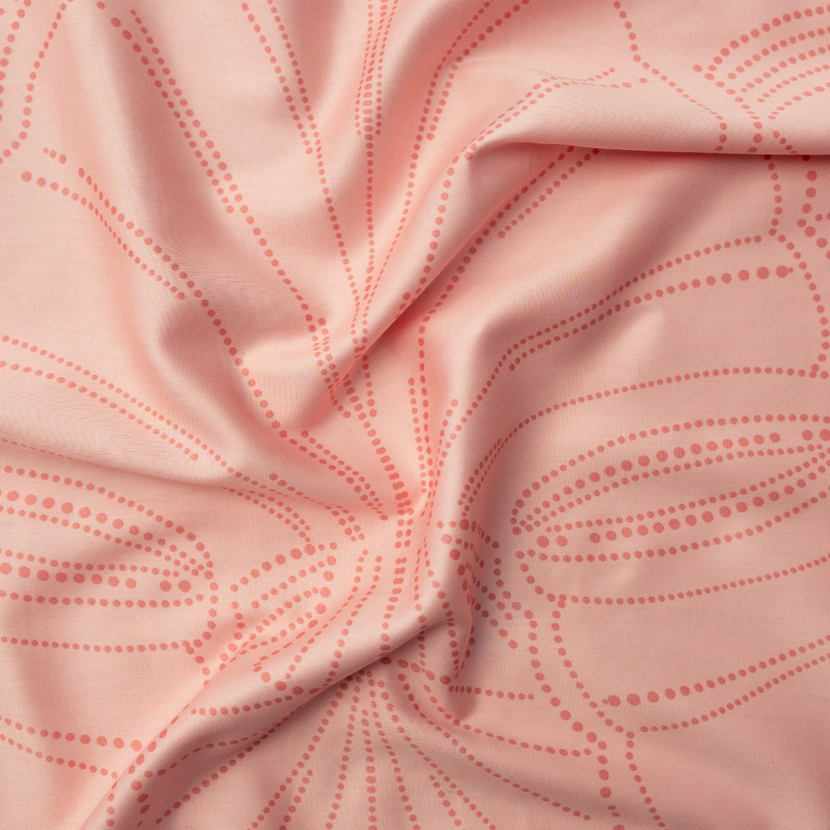Lenjerie de pat fara cearsaf de pat din bumbac satinat PINK DUST 3 piese