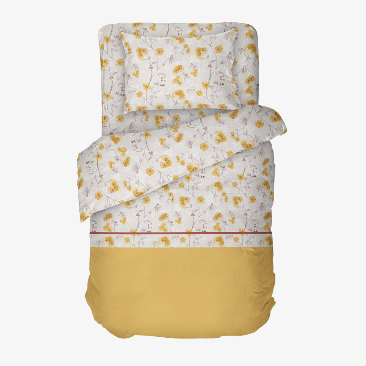 Lenjerie de pat SUNNY 100% bumbac ranforce 3 piese